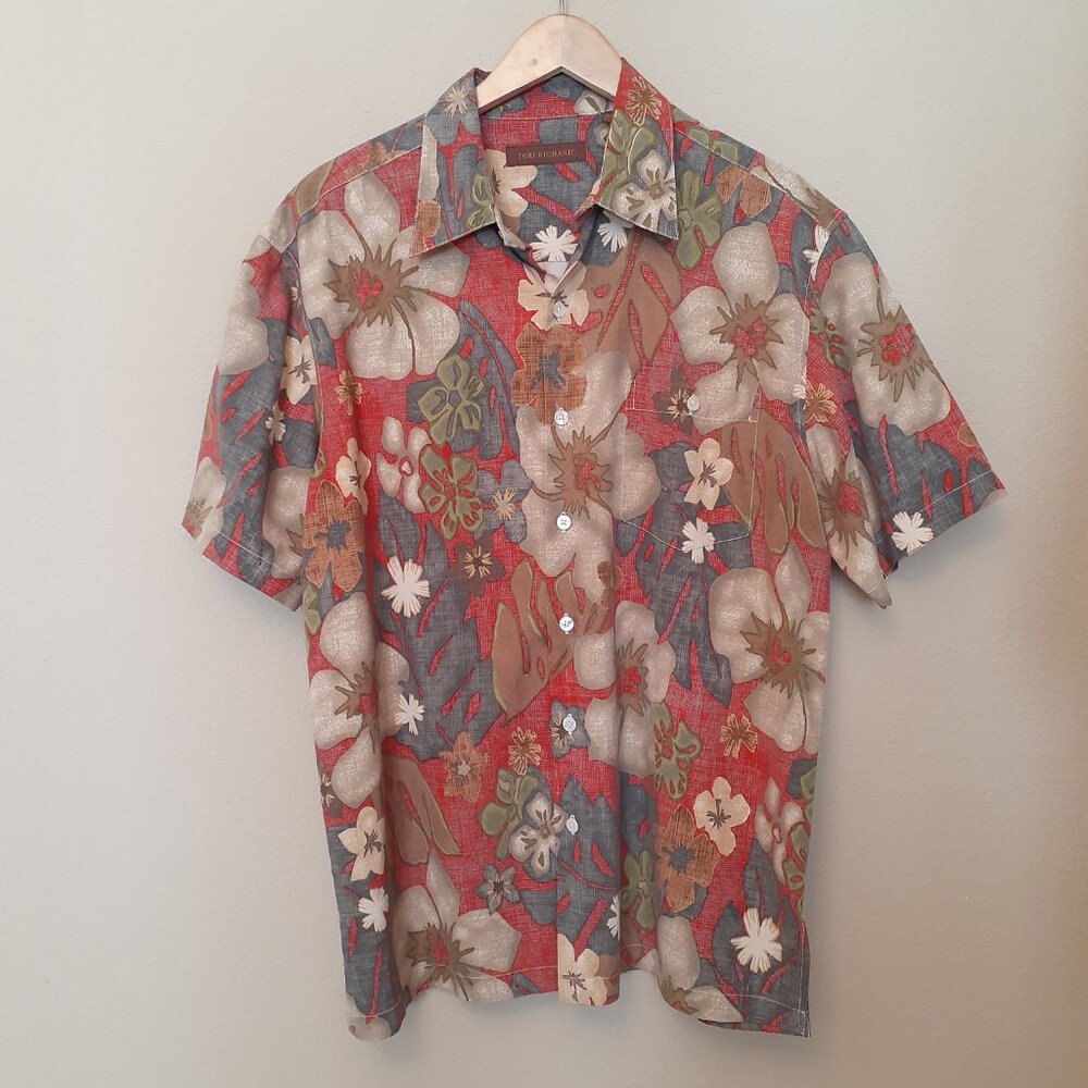 Tori Richard Tropical Print Shirt